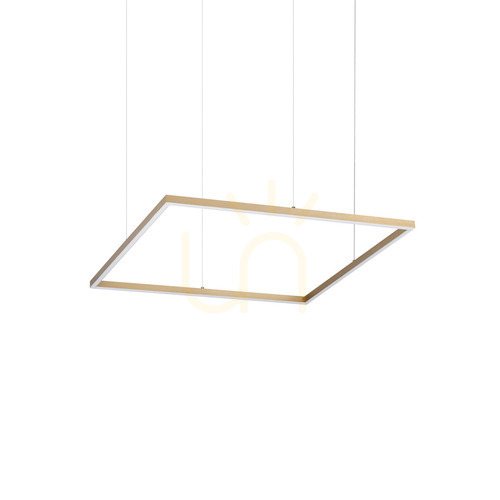 Prüfen Pendelleuchte Ideallux Oracle Slim Messing Ø70 cm LED 3000K 44W 370484