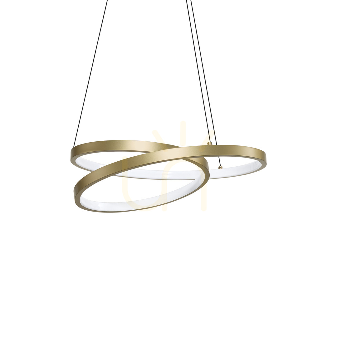Prüfen Pendelleuchte Ideallux OZ 364971 Messing LED 3000K Ø40 cm Pendelleuchte Ideallux OZ 364971 Messing LED 3000K Ø40 cm