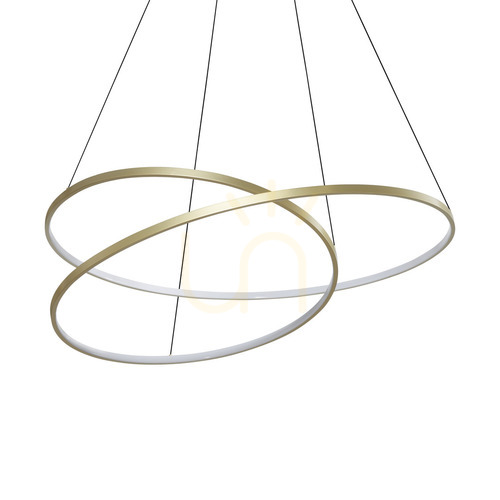 Prüfen Pendelleuchte Ideallux OZ 364926 messing LED 3000K Ø100 cm