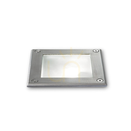 Prüfen Einbauleuchte Ideallux PARK silber rund GU10 IP67 10,5 cm 351797