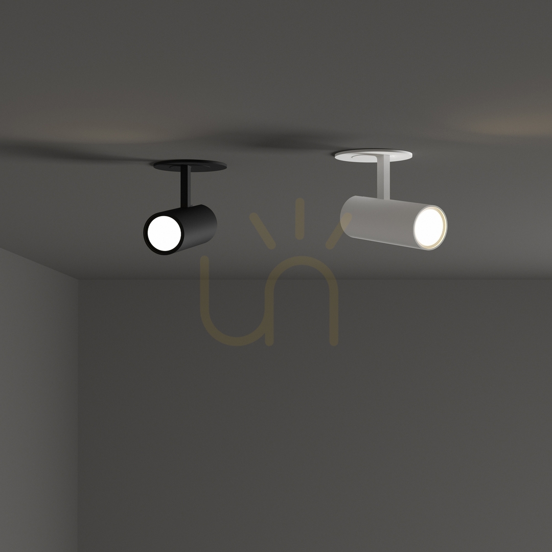Aussicht Einbauleuchte Ideallux Play weiß 4000K 13W Ø6 cm 370880 Einbauleuchte Ideallux Play weiß 4000K 13W Ø6 cm 370880