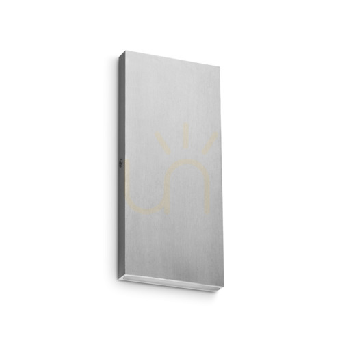 Prüfen Außenwandleuchte Ideallux POST-IT 369273 silber 2-flammig LED 6W IP65