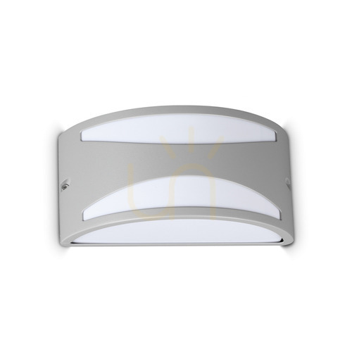 Prüfen Außenwandleuchte Ideallux REX 370972 grau rund Ø25 cm IP44 E27
