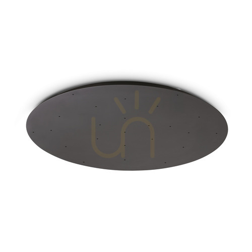 Prüfen Deckenrosette Ideallux ROSONE 370675 schwarz Aluminium Ø105 cm