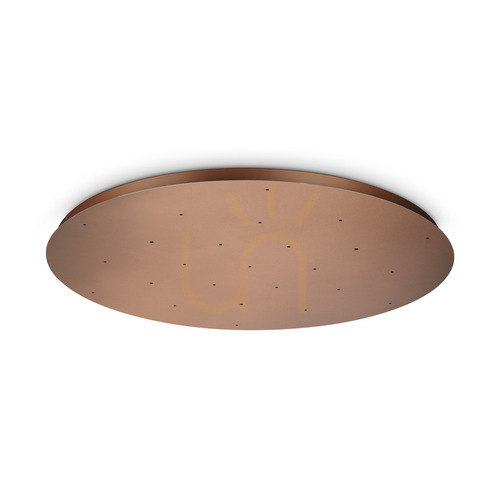 Prüfen Deckenrosette Ideallux ROSONE 370705 kupfer Ø105 cm Aluminium Metall