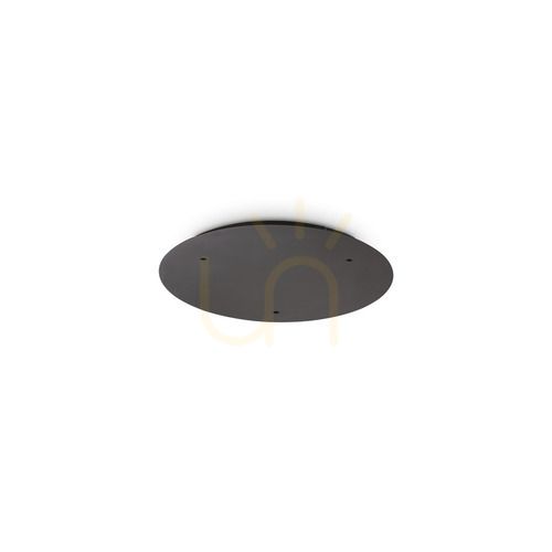 Prüfen Deckenrosette Ideallux ROSONE 344195 schwarz Aluminium Ø30 cm