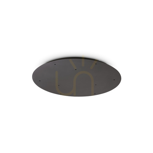 Prüfen Deckenrosette Ideallux ROSONE schwarz Ø60 cm Aluminium 364902