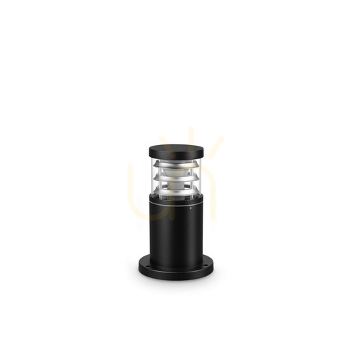 Prüfen Außenstehleuchte Ideallux TRONCO 369846 schwarz Aluminium IP65 Ø15,5 cm E27