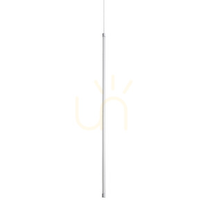 Pendelleuchte Ideallux Tubix LED 15W weiß Glas Metall Ø7 cm 352688 small 0
