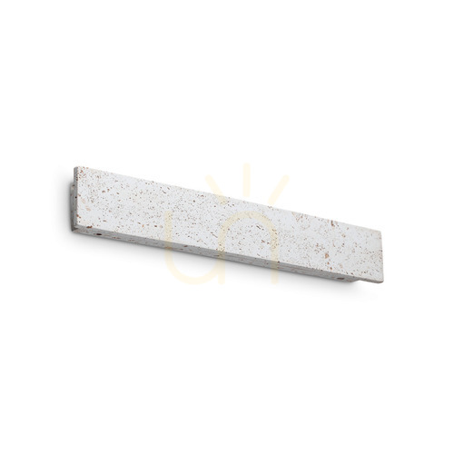 Prüfen Wandleuchte Ideallux Zig Zag 356686 rund Beton 53 cm LED 3000K