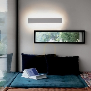 Wandleuchte Ideallux ZIG ZAG 369457 schwarz LED 23W 4000K Metall Ø53 cm small 1