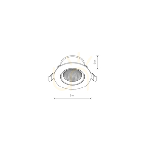 Einbauleuchte EGINA LED 5W 10548 Nowodvorski 4 Einbauleuchte EGINA LED 5W 10548 Nowodvorski small 4
