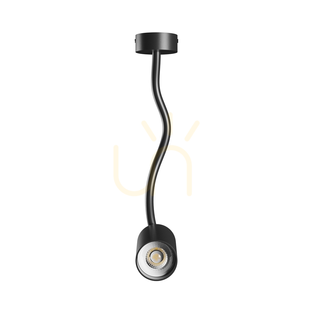 Vorschau Variosa Flexi Gu10 Base 230 V Ip20 55x100x410 Mm Schwarz Rund. Variosa Flexi Gu10 Base 230 V Ip20 55x100x410 Mm Schwarz Rund.