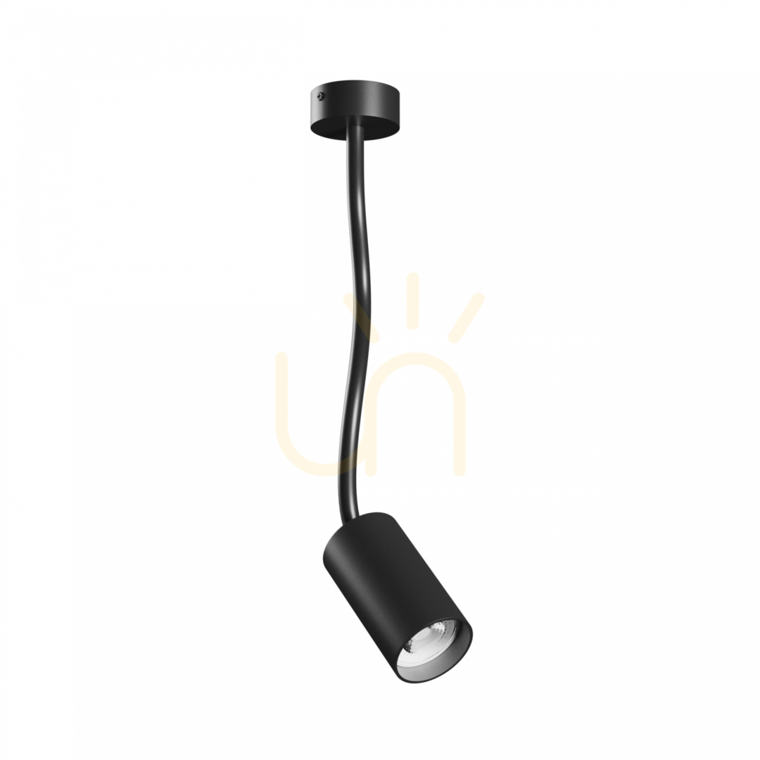 Prüfen Variosa Flexi Gu10 Base 230 V Ip20 55x100x410 Mm Schwarz Rund. Variosa Flexi Gu10 Base 230 V Ip20 55x100x410 Mm Schwarz Rund.