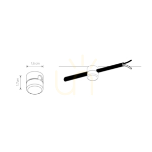 Kabelhalter Nowodvorski CAMELEON MOUNTING C 12151, beige, 5 Stück small 1