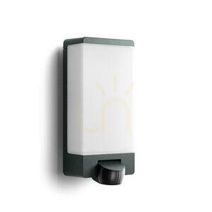Fassadenleuchte mit Bewegungs- und Dämmerungssensor Steinel L 14 S PIR max.60W E27 IP44 IK03 230V anthrazit / Edelstahl 1 Fassadenleuchte mit Bewegungs- und Dämmerungssensor Steinel L 14 S PIR max.60W E27 IP44 IK03 230V anthrazit / Edelstahl small 1