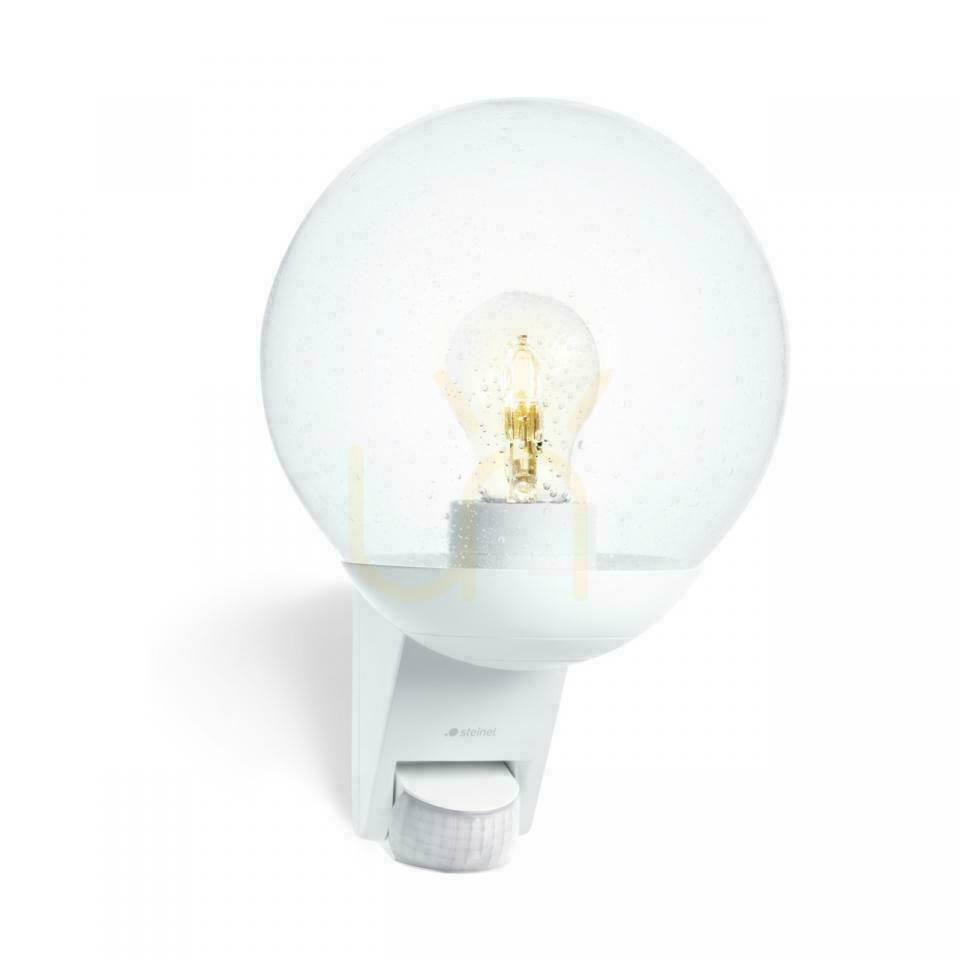 Prüfen Fassadenleuchte mit Bewegungs- und Dämmerungssensor Steinel L 595 S PIR max.60W E27 IP44 IK03 230V weiß / Glas / Kunststoff Fassadenleuchte mit Bewegungs- und Dämmerungssensor Steinel L 595 S PIR max.60W E27 IP44 IK03 230V weiß / Glas / Kunststoff