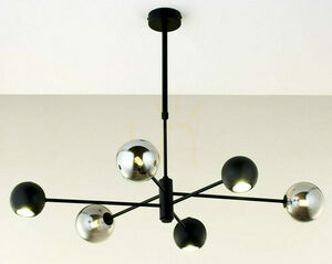 MOKA Kronleuchter Schwarz G9/GU10 JUPITER small 2