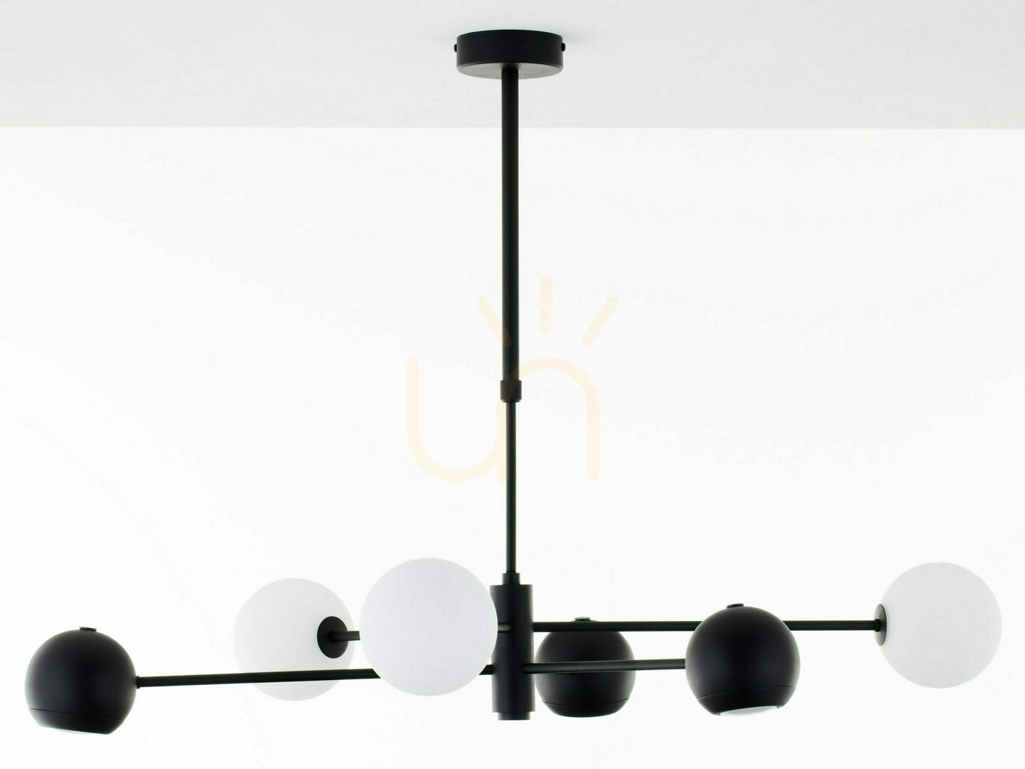 Prüfen MOKA Kronleuchter Schwarz G9/GU10 JUPITER MOKA Kronleuchter Schwarz G9/GU10 JUPITER