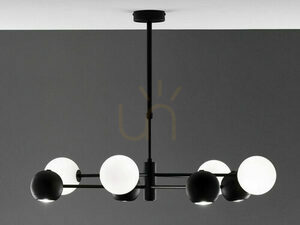 MOKA Kronleuchter Schwarz G9/GU10 JUPITER small 4