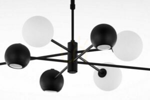 MOKA Kronleuchter Schwarz G9/GU10 JUPITER small 5