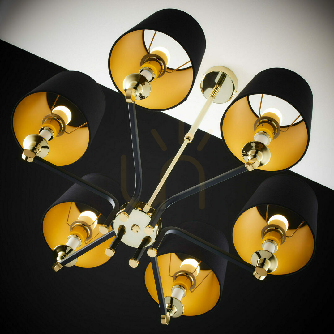 Vorschau ABANDO Kronleuchter Gold E27 JUPITER ABANDO Kronleuchter Gold E27 JUPITER