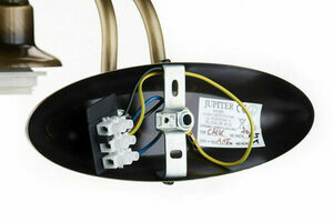 JUPITER CARMEN 2125 Wandleuchte aus patiniertem Messing E27 small 9