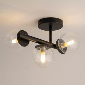 Plafond Sigma AVOLA 3 schwarz transparent G9 40794 small 1