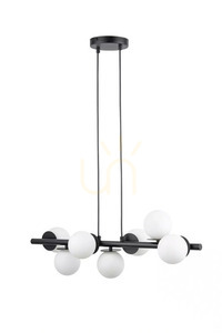 Pendelleuchte Sigma AVOLA 7-flammig schwarz/weiß G9 40788 small 0