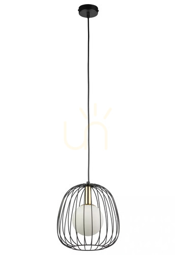 Prüfen Pendelleuchte Sigma Bell 1 S schwarz/gold 24 cm G9 40726