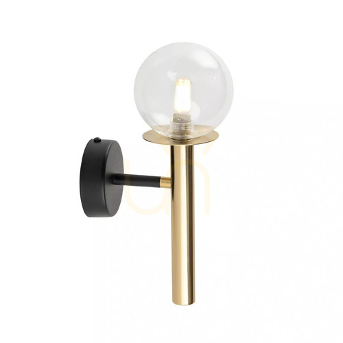 Prüfen Wandleuchte Sigma DAISY 40761 Gold Transparent Glas G9