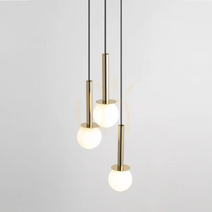 Pendelleuchte Sigma DAISY 3-flammig Gold/Weiß G9 Glas Schwarz 40770 small 1