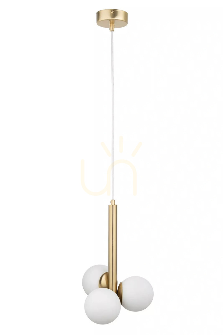 Prüfen Pendelleuchte Sigma PERLA LUX 3-flammig G9 weiß gold 40779 Pendelleuchte Sigma PERLA LUX 3-flammig G9 weiß gold 40779