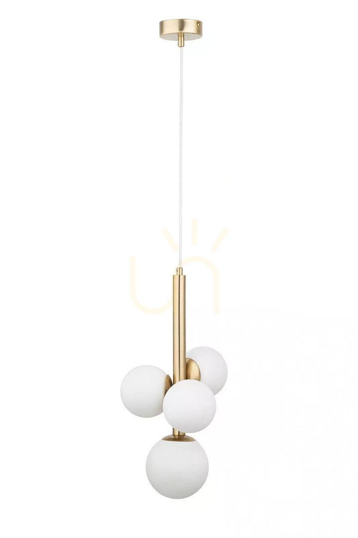 Prüfen Pendelleuchte Sigma PERLA LUX 4-flammig G9 satiniertes Gold 40780 Pendelleuchte Sigma PERLA LUX 4-flammig G9 satiniertes Gold 40780