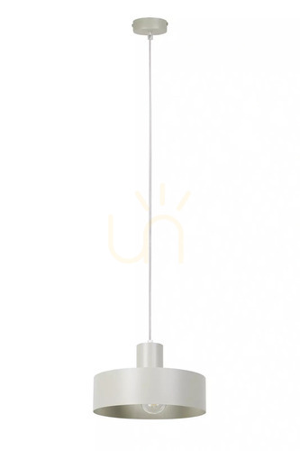 Prüfen Pendelleuchte Sigma RIF 41178 grau-beige E27 lackierter Stahl 25 cm