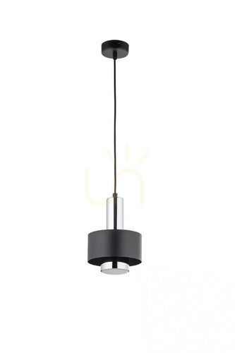 Prüfen Pendelleuchte Sigma RIF LUX 1 Schwarz/Silber GX53 12W 40714