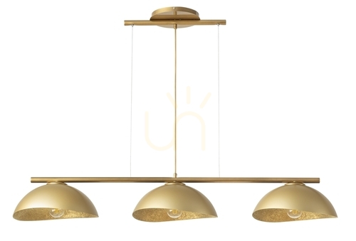 Prüfen Pendelleuchte Sigma Solar 3-flammig gold E27 40576