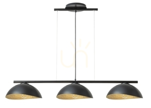 Pendelleuchte Sigma Solar 3-flammig schwarz-gold E27 SKU 40579 small 0