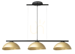 Pendelleuchte Sigma Solar 3-flammig schwarz/gold 40582 small 0
