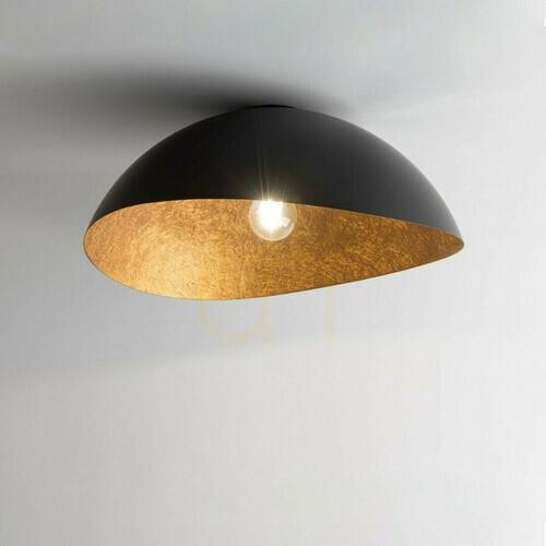 Prüfen Plafond Sigma Solaris schwarz/kupfer E27 33 cm 40604