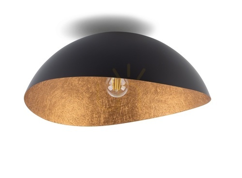Prüfen Plafond Sigma Solaris schwarz/kupfer E27 33 cm 40604