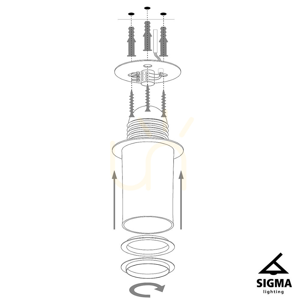 Vorschau Plafond Sigma Solaris XL Gold E27 40593 Plafond Sigma Solaris XL Gold E27 40593