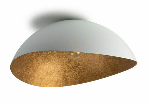 Prüfen Plafond Sigma Solaris XL weiß kupfer E27 89 cm SKU 40621