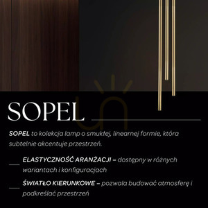Pendelleuchte Sigma SOPEL LUX 3-flammig schwarz/gold 40748 small 2