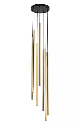 Prüfen Pendelleuchte Sigma SOPEL LUX schwarz/gold 5-flammig G9 40750
