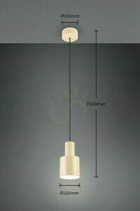 Trio ELIOR Pendelleuchte DL144319400 small 5
