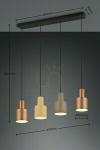 Trio ELIOR Pendelleuchte DL417319400 small 6