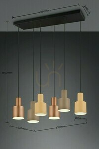 Trio ELIOR Pendelleuchte DL617319400 small 6