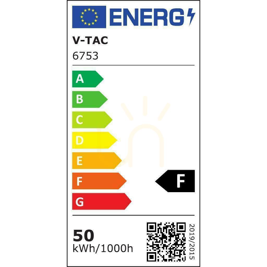 Prüfen V-TAC LED-Flutlicht 50W SMD F-Klasse weiß VT-4954 4000K 4300lm. V-TAC LED-Flutlicht 50W SMD F-Klasse weiß VT-4954 4000K 4300lm.