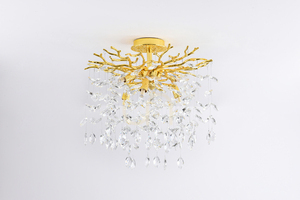 CINDY Pendelleuchte MX4115-6B-EGN-II Gold 6xG9. small 0